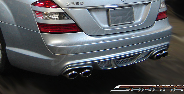 Custom Mercedes S Class Rear Bumper  Sedan (2007 - 2013) - $690.00 (Part #MB-029-RB)